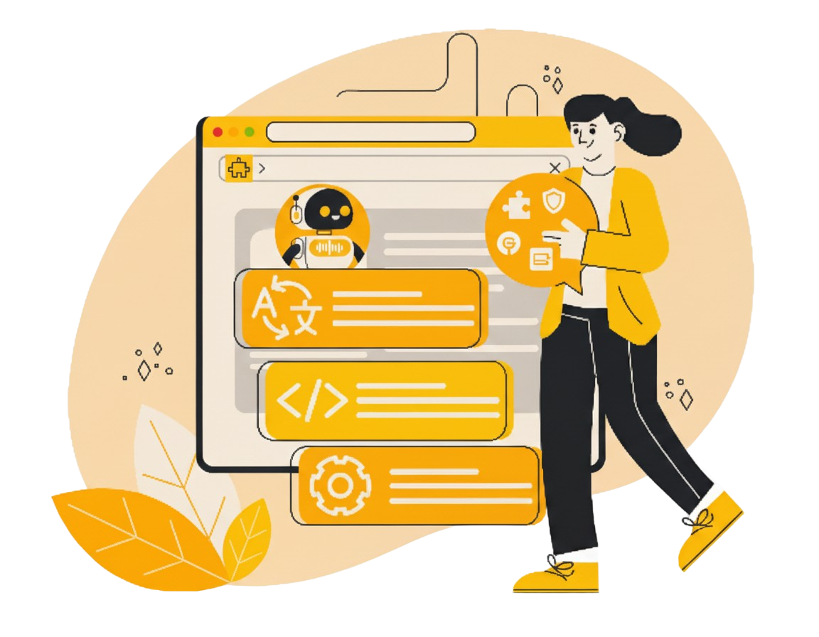 Custom browser extension development for workflow automation by KronZap